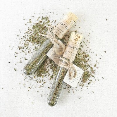Spearmint Leaves - Single Glass Tube