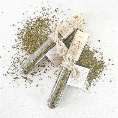 Peppermint Leaves - Single Glass Tube