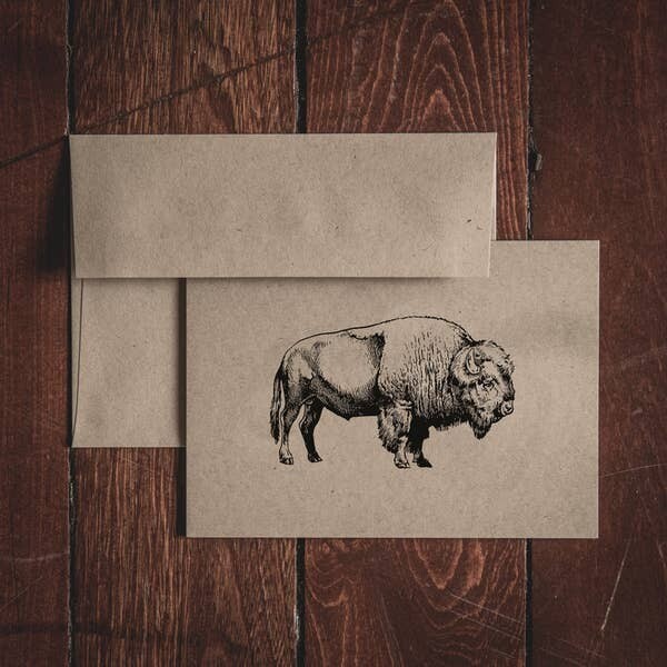Bison Notecard Bison Notecard