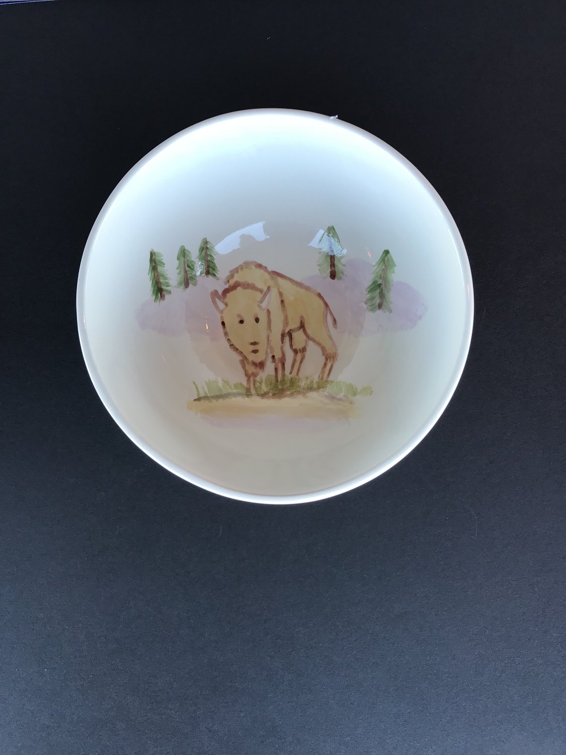 Cereal Bowl Bison on the Hill Cereal Bowl Bison on the Hill