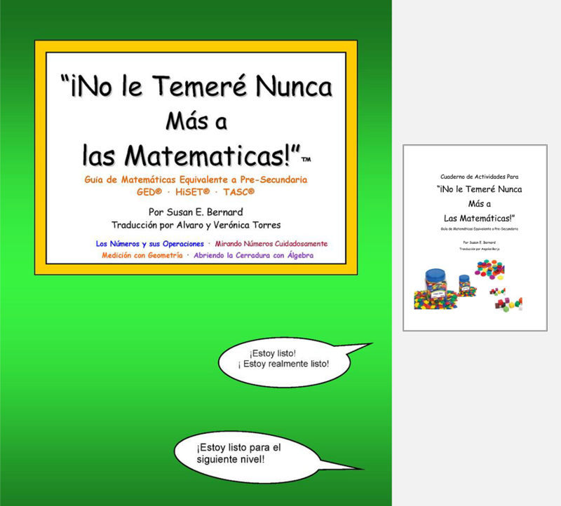 COMPLETE SET: Spanish Pre-HSE Math Printable/Projectable Textbook + Hands-on Activity Booklet