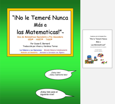 COMPLETE SET: Spanish Pre-HSE Math Printable/Projectable Textbook + Hands-on Activity Booklet