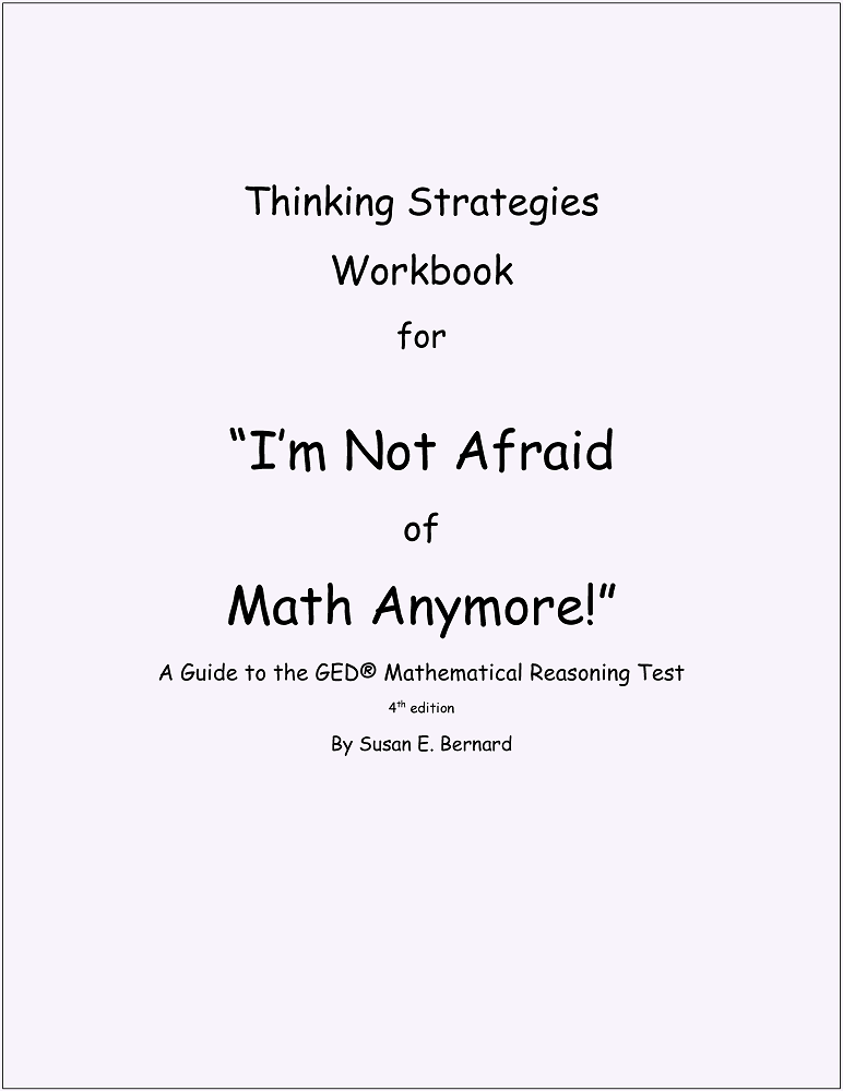 GED® Math - Thinking Strategies Workbook