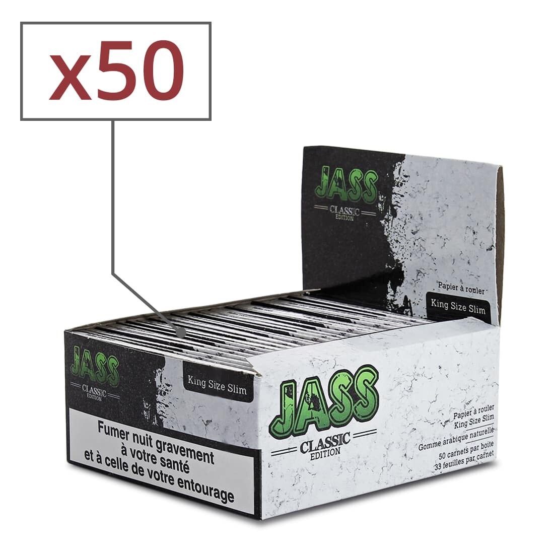 Papier à rouler Jass Slim Classic Edition x 50