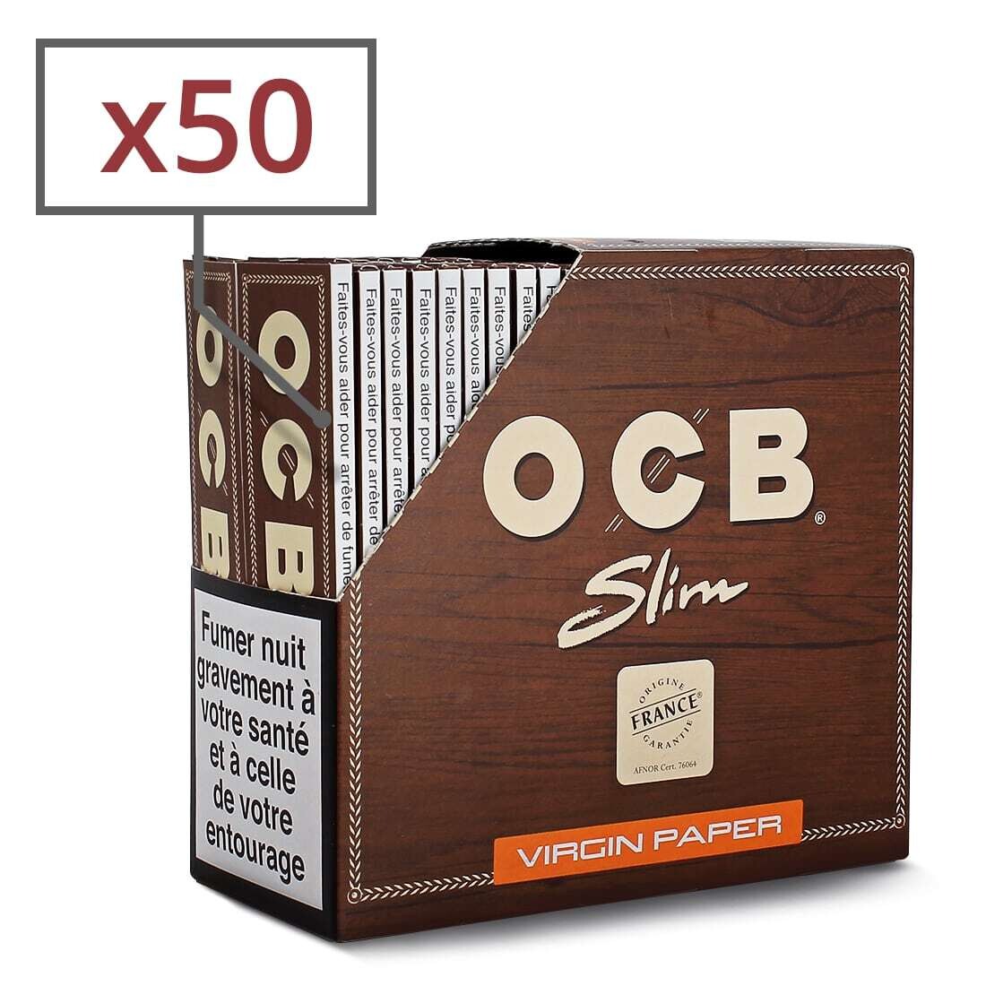 [50] Feuille a rouler OCB Slim et Tips x 32
