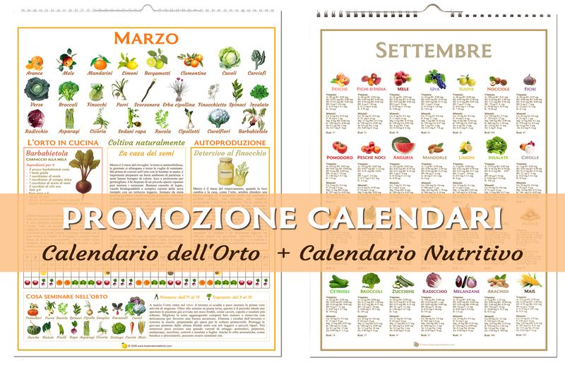 Il Nuovo Calendario dell'Orto + Il Nuovo Calendario Nutritivo