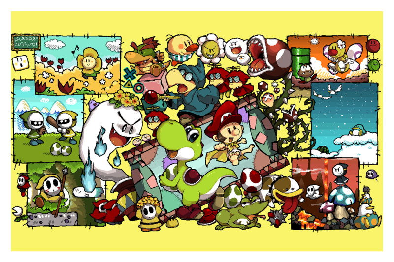 Poster (めろす&#39;s Yoshi fanart/RedSplit tribute)