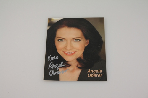 Angela Oberer Autographed &quot;XOXO&quot; Glossy Photo