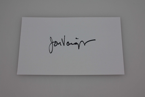 Jon Voight Autographed Index Card(s)
