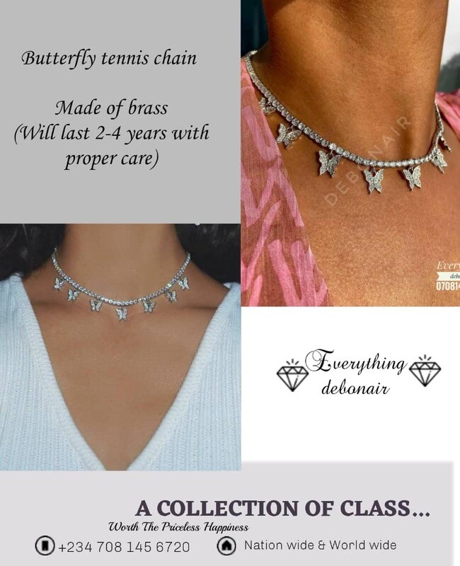 Butterfly Tennis Chain (Fully Boxed)
