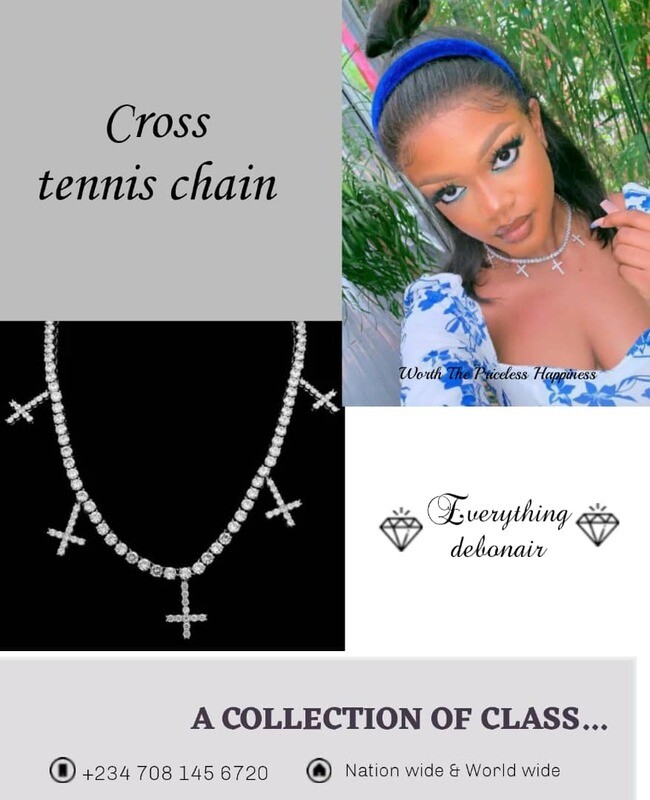 Cross Tennis Chain ( Fully Boxed)