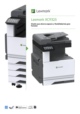 Multifunción Lexmark A3 Color XC9325