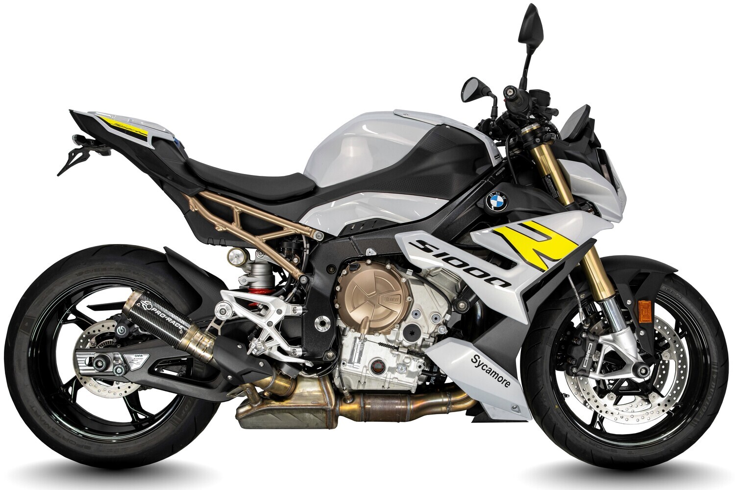 BMW S1000R 2021 2023 Pro Race exhaust systems Titanium GP R2R