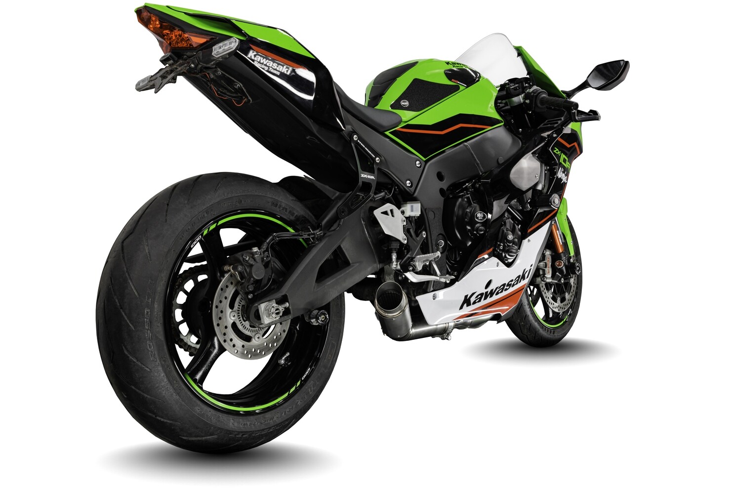 KAWASAKI ZX 10R 2021 2023 TITANIUM GP R1R DE CAT GP EXHAUST LOW MOUNT