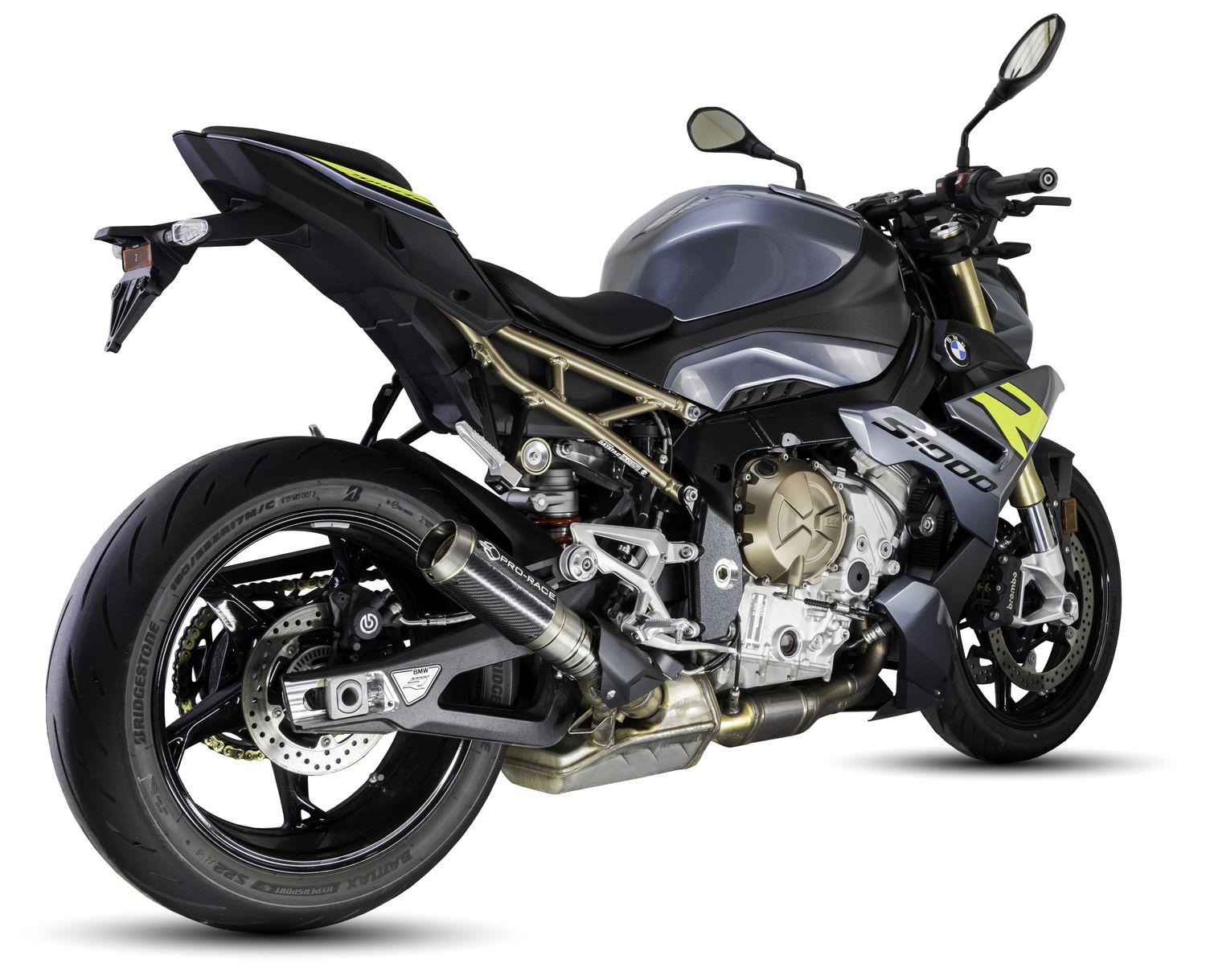 サイレンサー 排気+リンクarrowプロレースブラックBMW R 9 TSスクランブラ2016 16 Exhaust + Link Arrow Pro Race Black Bmw R Nine T Scrambler 2016 サイレンサー 排気+リンクarrowプロレースニクロムブラックBMW R 9月T