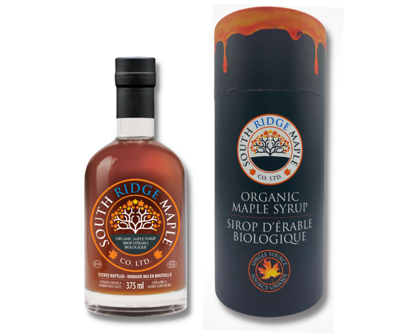 12x375ml Organic Maple Syrup Gift Sleeves