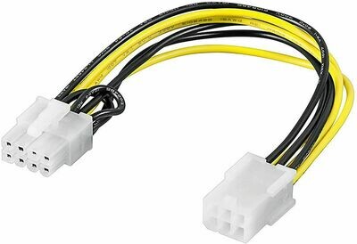 Adaptateur PCI-E 6 Pins vers PCI-E 8 Pins pour alimenter