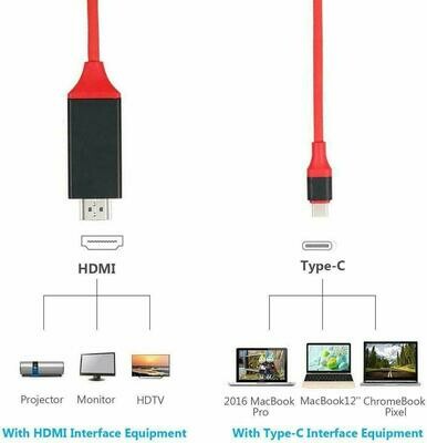 Câble Adaptateur USB-C vers HDMI pour TV 4K