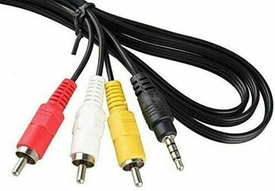 Câble Jack male vers 3 RCA males
