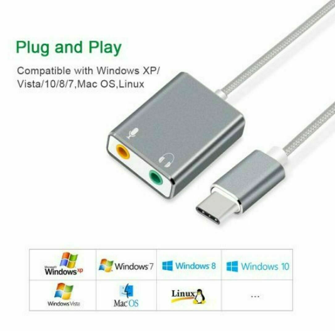 Carte Son Externe avec port USB  C
