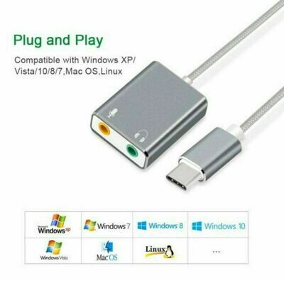 Carte Son Externe avec port USB  C