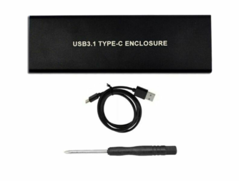 BOITIER  EXTERNE NVME SSD M2 / SORTIE USB C
