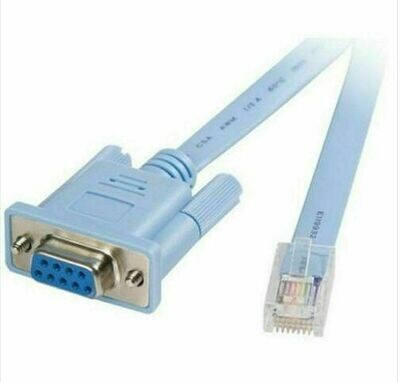 Câble réseau DB9 - RJ45 - 1,8 m - Bleu