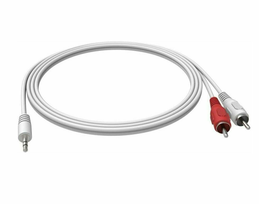 Câble jack mâle 3.5 vers 2 Mâles RCA  1.50m