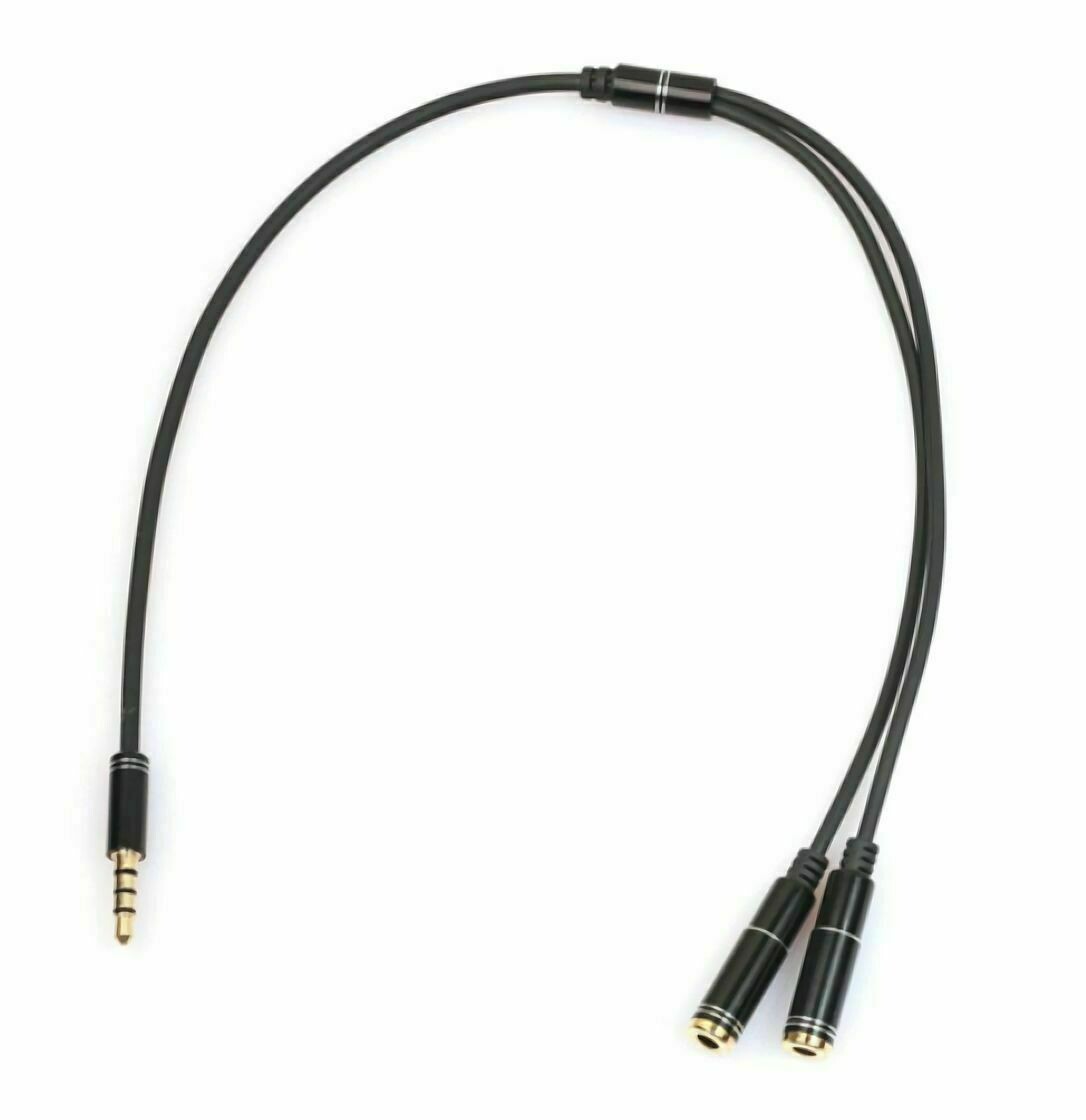 Cable Jack 3,5  séparateur vers 2 prises 3,5 MM FEMELLE