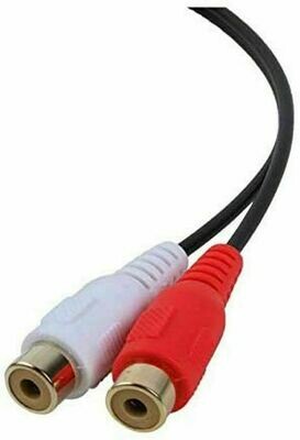 Câble Adaptateur Audio Jack 3,5mm Femelle vers 2 RCA Femelles