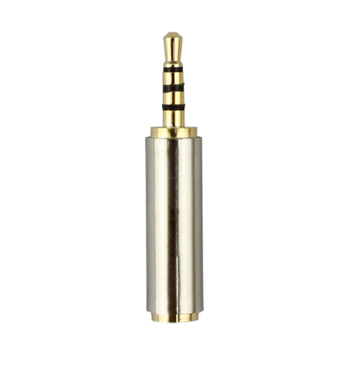 Fiche Jack 2,5 mm mâle vers Femelle 3,5 mm
