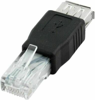 Adaptateur Convertisseur Ethernet USB Femelle vers RJ45 Mâle