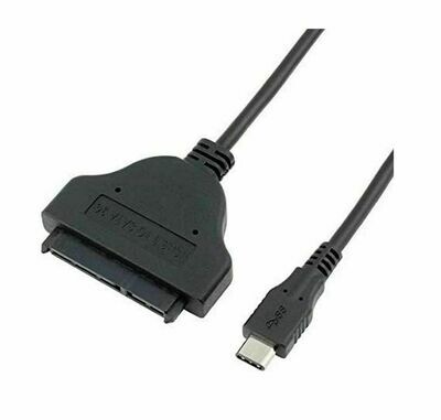 Câble  USB 3.1 Type C pour  Disque Dur SSD/SATA 2,5