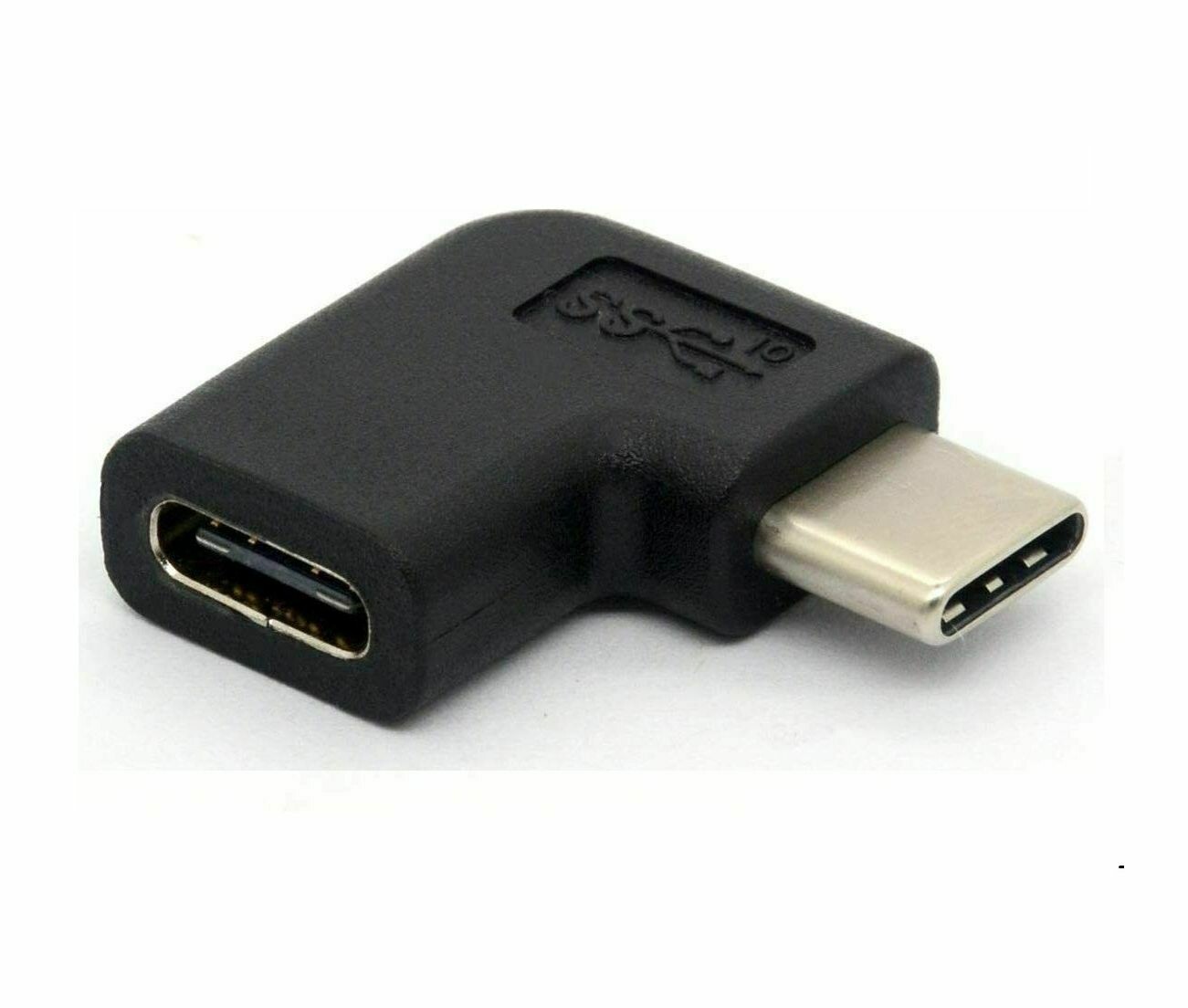 Adaptateur USB-C male femelle Fiche coudée