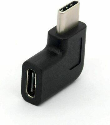 Adaptateur USB-C Coudé Mâle-Femelle 90°