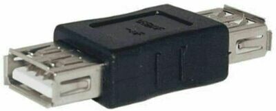 Adaptateur USB A Femelle - USB A Femelle - 2.0 - Noir