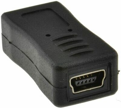Adaptateur Micro USB vers Mini USB Femelle - Noir - USB 2.0