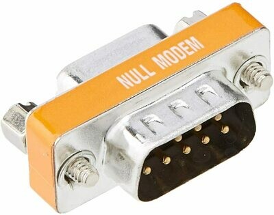 Adaptateur Null Modem DB9 - RS232 - 2 Connecteurs DB9 Femelles