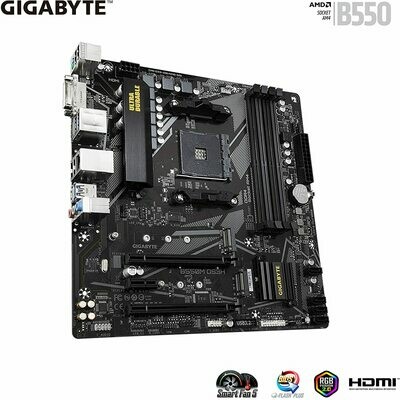 Carte mère GIGABYTE B550M DS3H - Micro ATX - AMD B550 - AM4