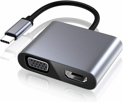 Adaptateur Type C vers VGA HDMI