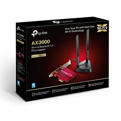 TP-LINK ARCHER TX3000E -
WiFi 6 PCIe 3Gb/Bluetooth