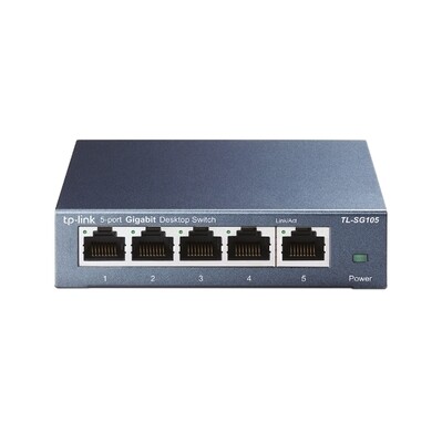 Switch Gigabit 5 ports TP-Link TL-SG105 - Metal - Non gérable