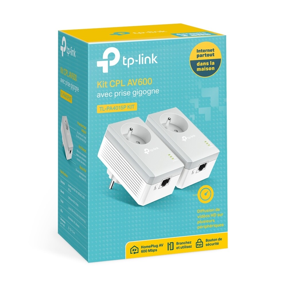 tp-link -  2 CPL AV 600 Mbps - TL-PA4015P KIT