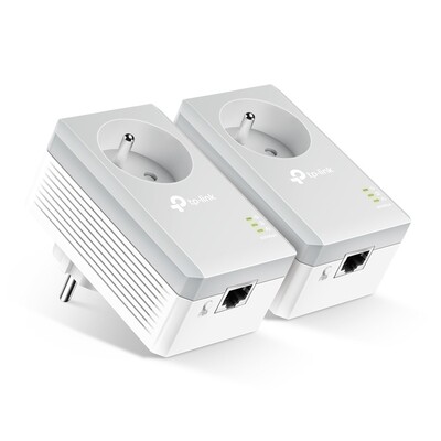 Kit CPL AV600 avec prise gigogne - TL-PA4015P KIT - 600 Mbps
