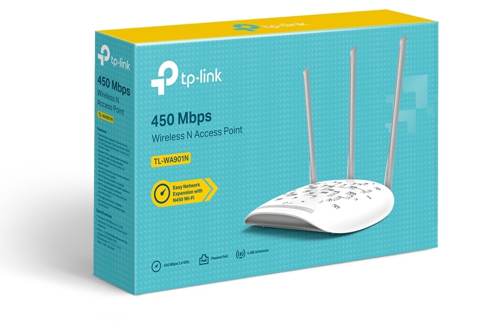 tp-link - Point d&#39;accès WiFi N 450 Mbps - TL-WA901N