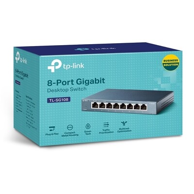 tp-link - Switch 8 ports Gigabit - TL-SG108