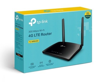 tp-link - Modem/Routeur 4G LTE WiFi N 300 Mbps - TL-MR6400