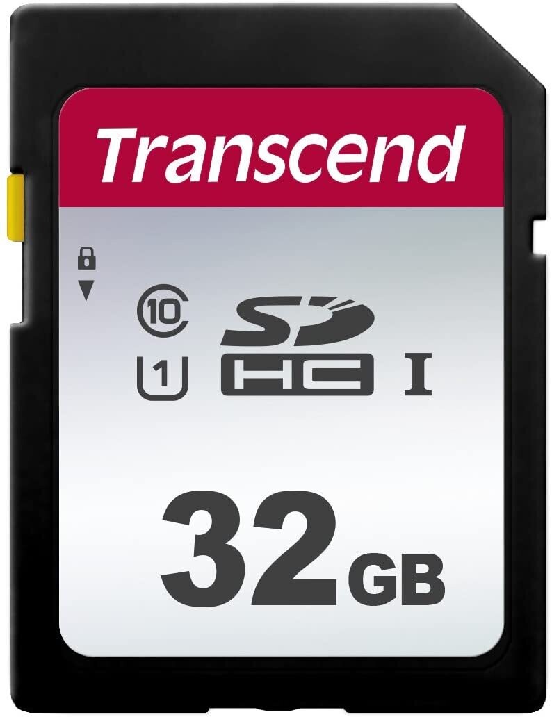 Transcend UHS-I SD 300S Class10, Capacité: 32 Go (TS32GSDC300S)