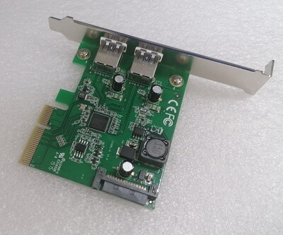 Carte Contrôleur PCI Express - 2 Ports USB 3.1 - Channel + - PEU31P2-2A