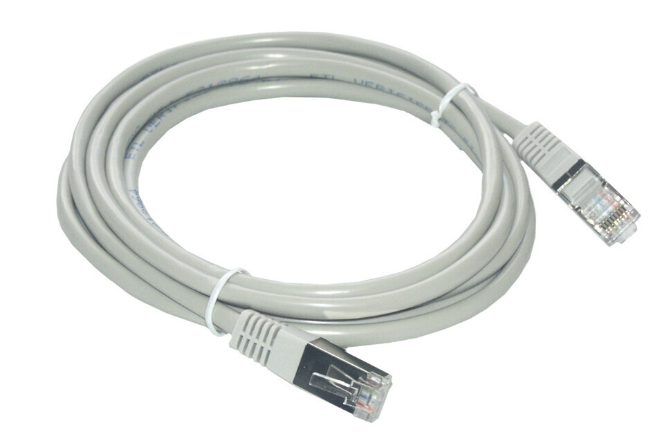 CABLE RESEAU RJ45 CAT-6 STP Blindé droit 0.5M